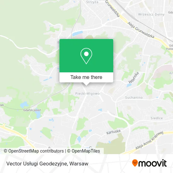 Карта Vector Usługi Geodezyjne