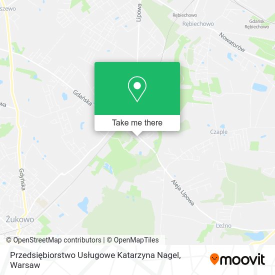 Przedsiębiorstwo Usługowe Katarzyna Nagel map