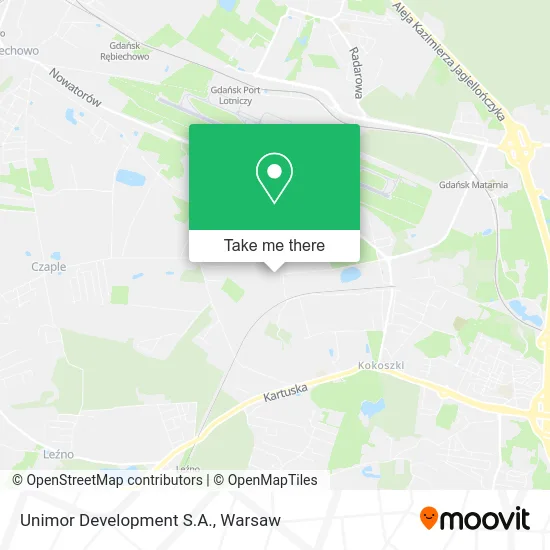 Карта Unimor Development S.A.