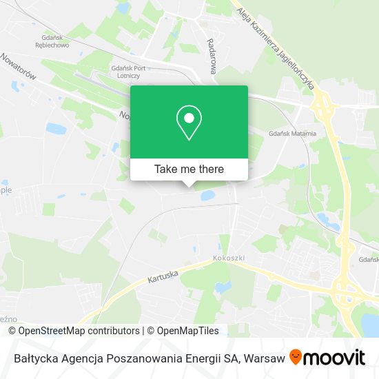 Bałtycka Agencja Poszanowania Energii SA map