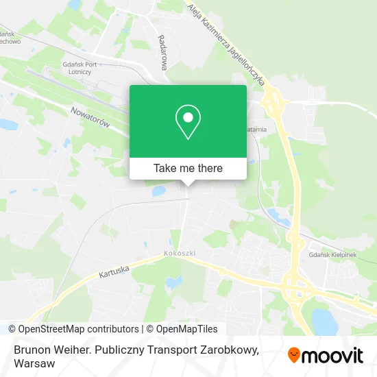 Карта Brunon Weiher. Publiczny Transport Zarobkowy
