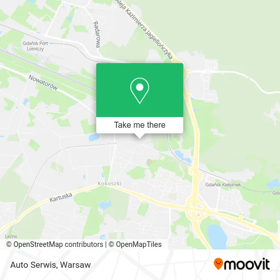Карта Auto Serwis