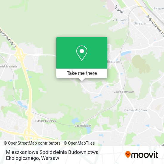 Mieszkaniowa Spółdzielnia Budownictwa Ekologicznego map