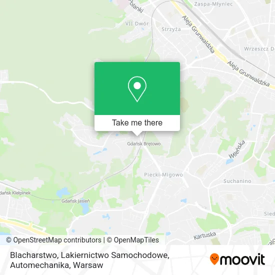 Карта Blacharstwo, Lakiernictwo Samochodowe, Automechanika