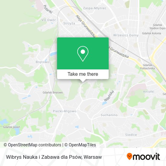 Wibrys Nauka i Zabawa dla Psów map