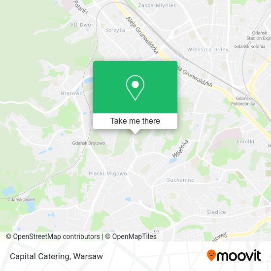 Capital Catering map