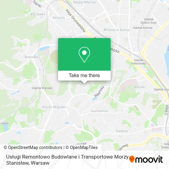 Карта Usługi Remontowo Budowlane i Transportowe Morzy Stanisław