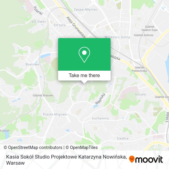 Kasia Sokół Studio Projektowe Katarzyna Nowińska map