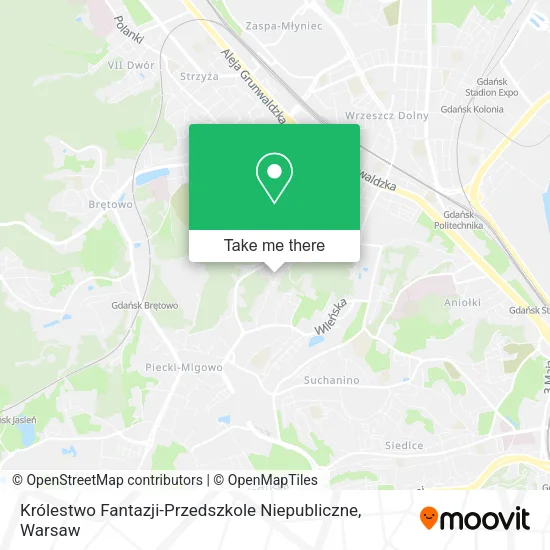 Карта Królestwo Fantazji-Przedszkole Niepubliczne