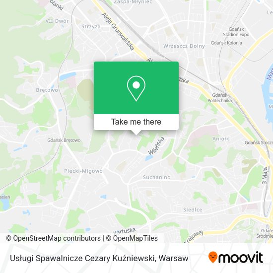 Usługi Spawalnicze Cezary Kuźniewski map