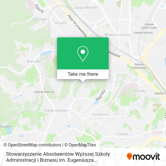 Stowarzyszenie Absolwentów Wyższej Szkoły Administracji i Biznesu im. Eugeniusza Kwiatkowskiego map