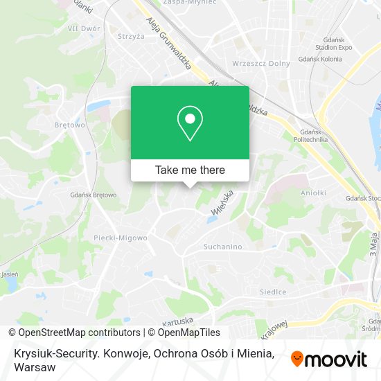 Карта Krysiuk-Security. Konwoje, Ochrona Osób i Mienia