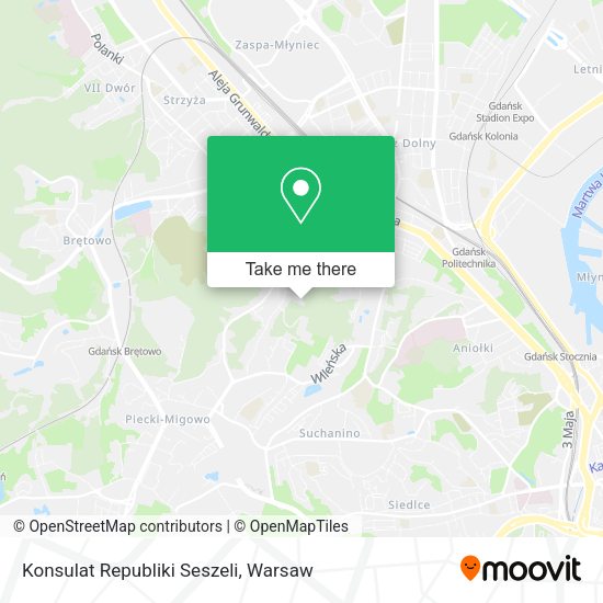 Konsulat Republiki Seszeli map