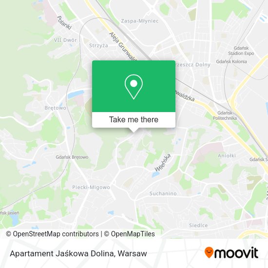 Apartament Jaśkowa Dolina map