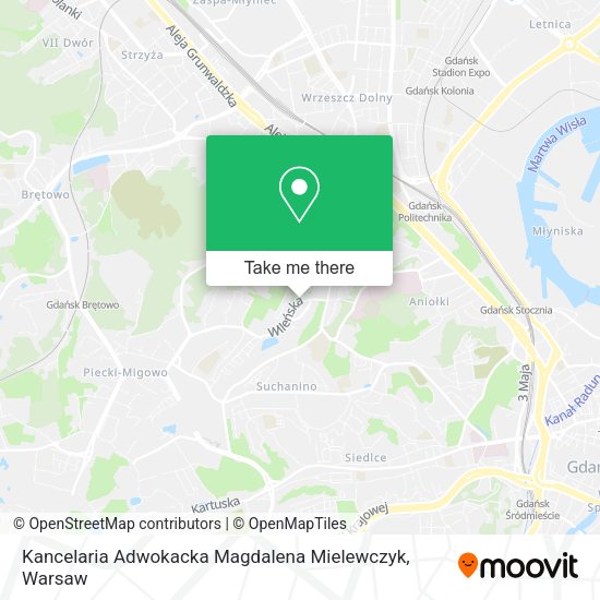 Kancelaria Adwokacka Magdalena Mielewczyk map