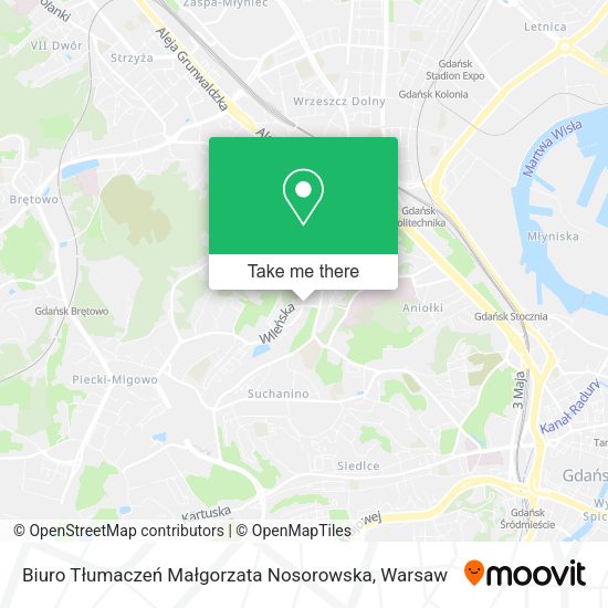 Biuro Tłumaczeń Małgorzata Nosorowska map