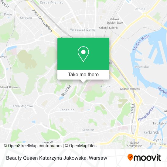 Beauty Queen Katarzyna Jakowska map