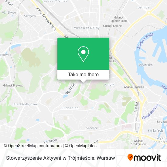 Stowarzyszenie Aktywni w Trójmieście map