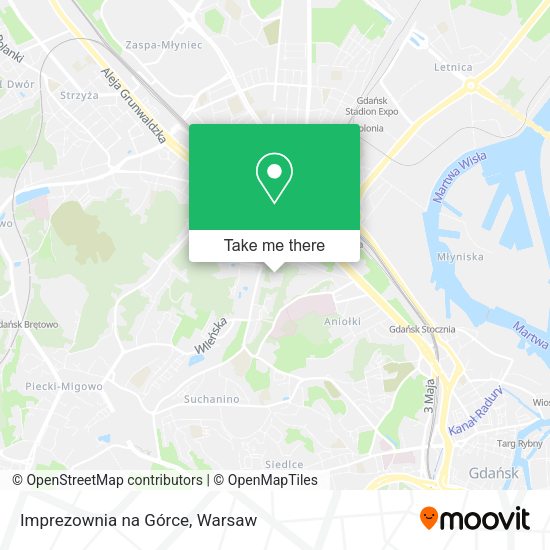 Imprezownia na Górce map