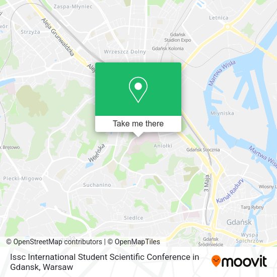 Issc International Student Scientific Conference in Gdansk map