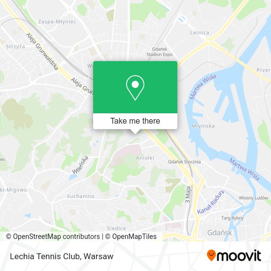 Lechia Tennis Club map