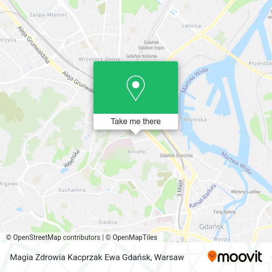 Magia Zdrowia Kacprzak Ewa Gdańsk map