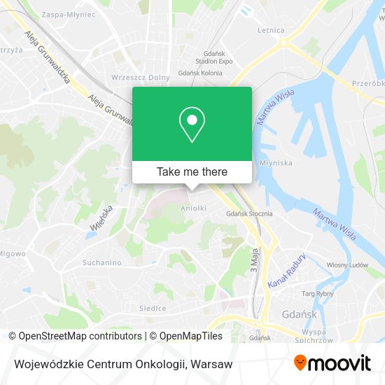 Wojewódzkie Centrum Onkologii map