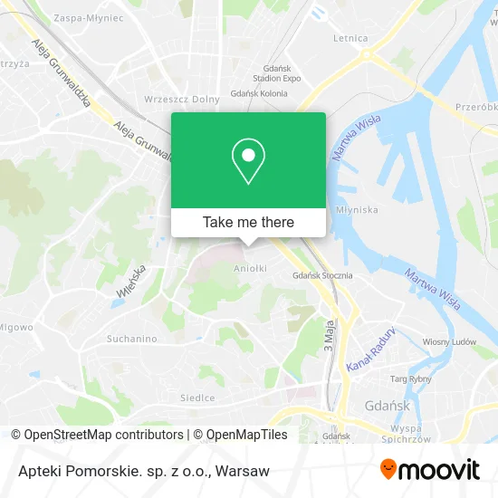 Карта Apteki Pomorskie. sp. z o.o.