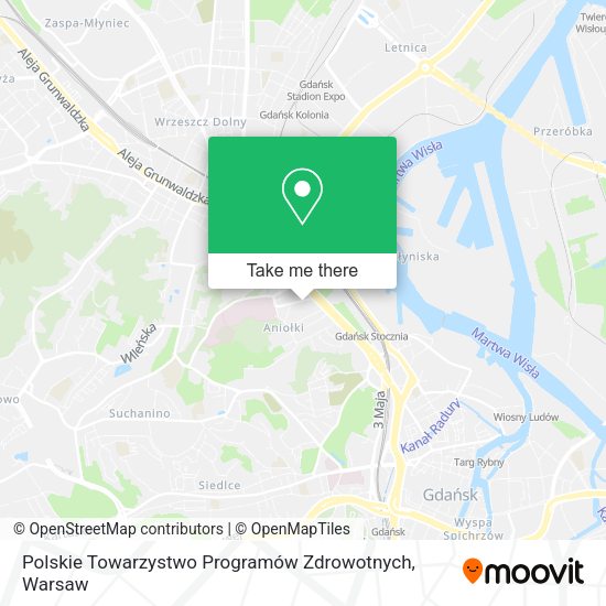 Polskie Towarzystwo Programów Zdrowotnych map