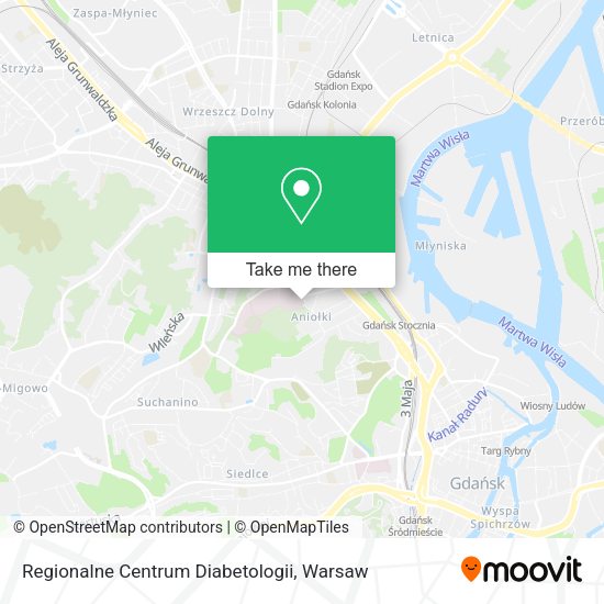 Regionalne Centrum Diabetologii map