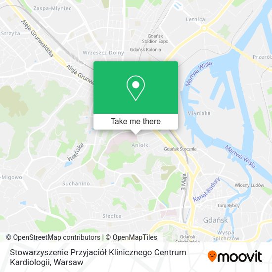 Stowarzyszenie Przyjaciół Klinicznego Centrum Kardiologii map