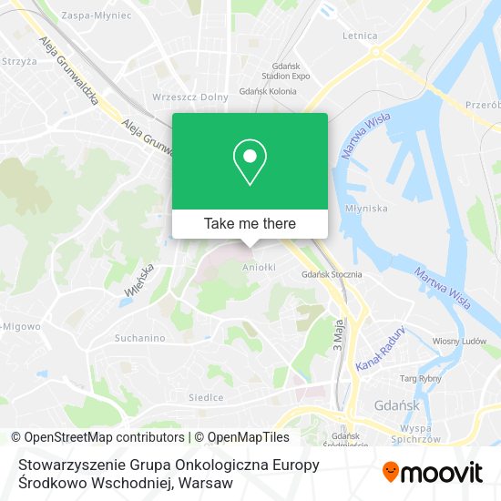 Stowarzyszenie Grupa Onkologiczna Europy Środkowo Wschodniej map