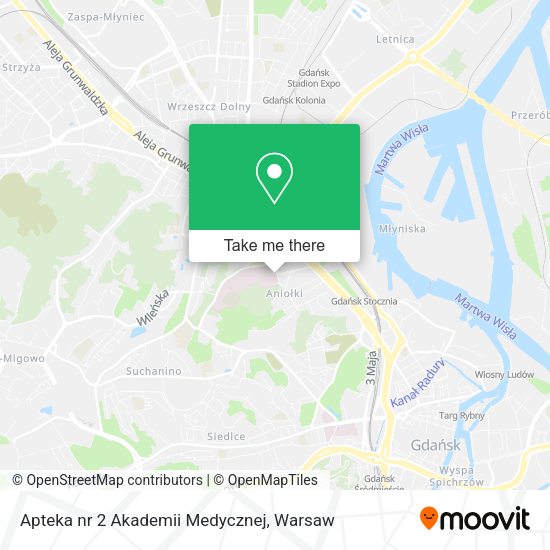 Apteka nr 2 Akademii Medycznej map