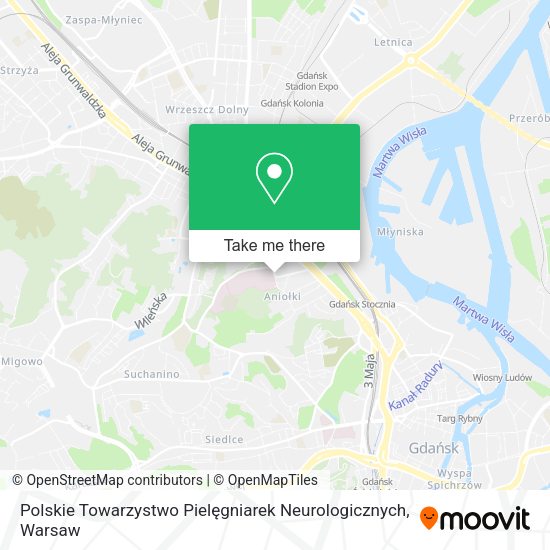 Polskie Towarzystwo Pielęgniarek Neurologicznych map