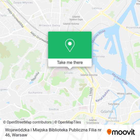 Wojewódzka i Miejska Biblioteka Publiczna Filia nr 46 map