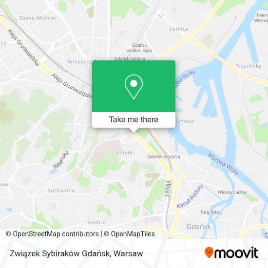 Związek Sybiraków Gdańsk map