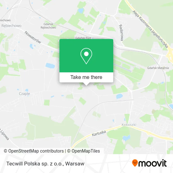 Карта Tecwill Polska sp. z o.o.