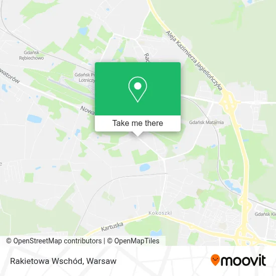 Rakietowa Wschód map