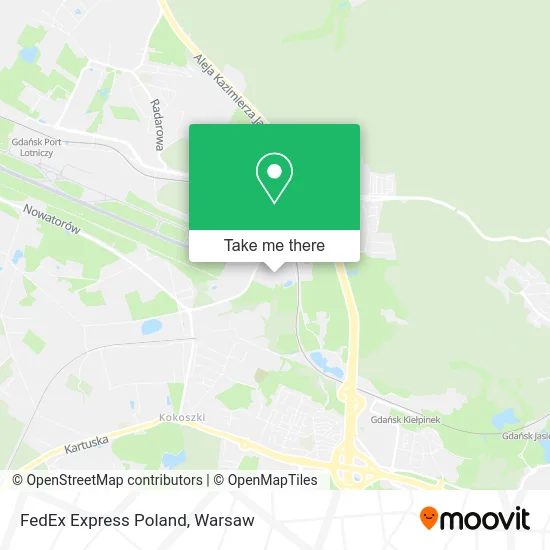 Карта FedEx Express Poland
