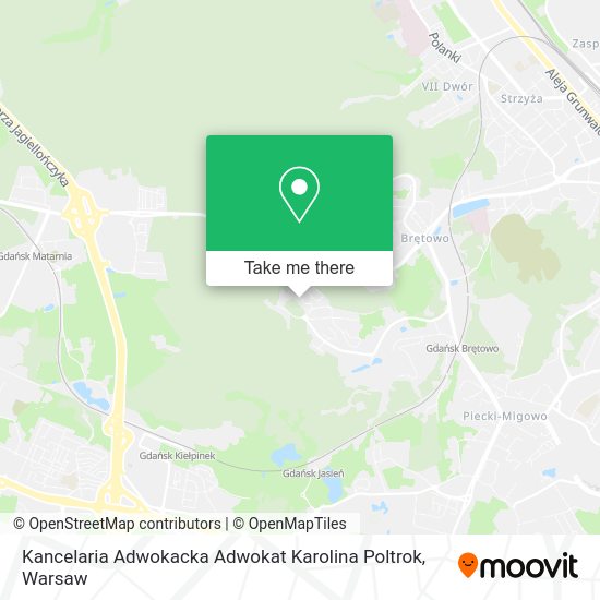 Kancelaria Adwokacka Adwokat Karolina Poltrok map