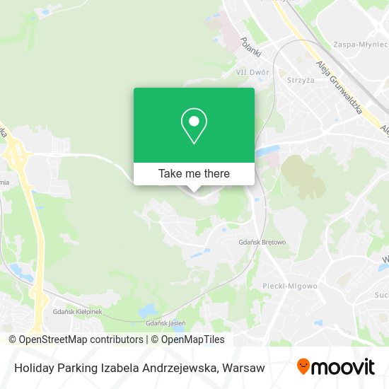 Holiday Parking Izabela Andrzejewska map