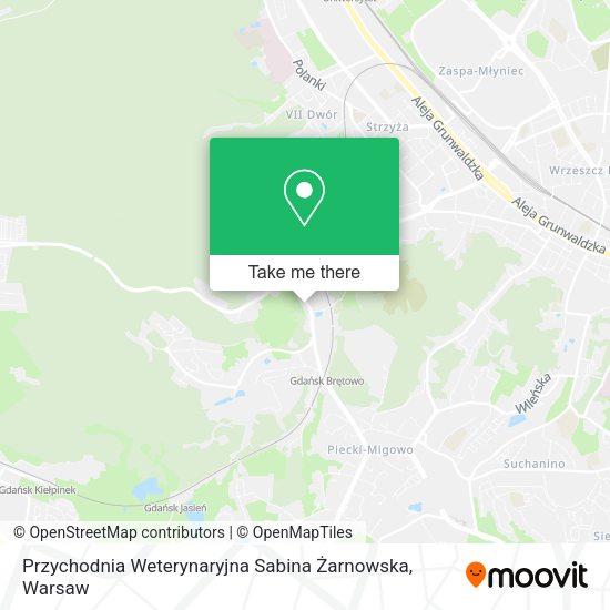 Przychodnia Weterynaryjna Sabina Żarnowska map