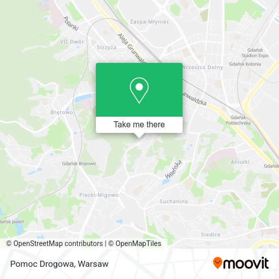 Pomoc Drogowa map