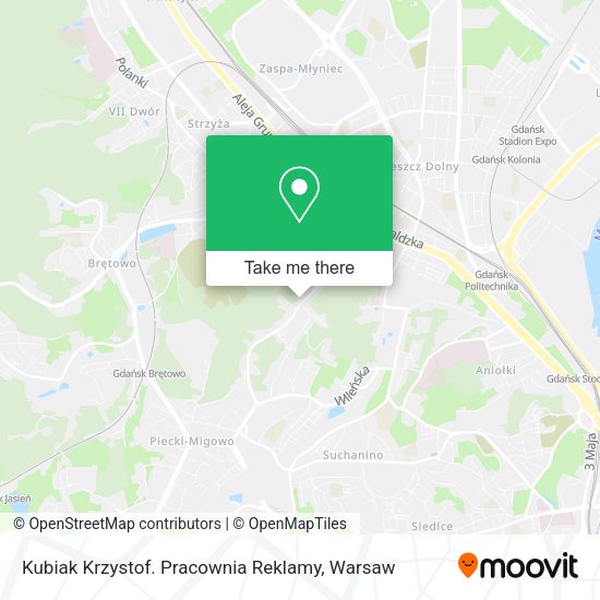 Карта Kubiak Krzystof. Pracownia Reklamy