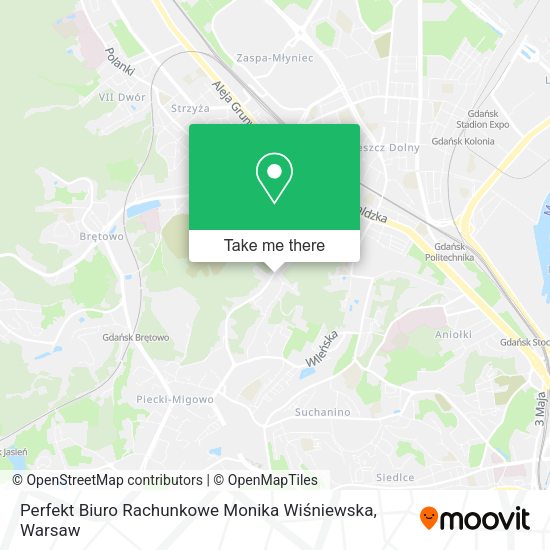 Perfekt Biuro Rachunkowe Monika Wiśniewska map