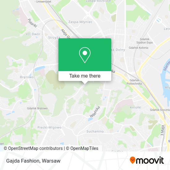 Gajda Fashion map