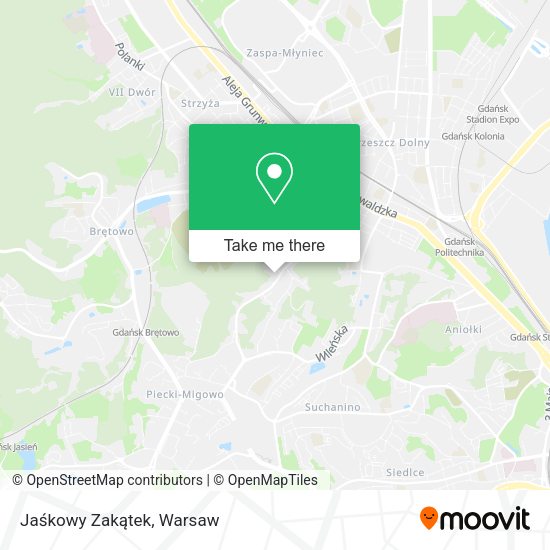 Jaśkowy Zakątek map