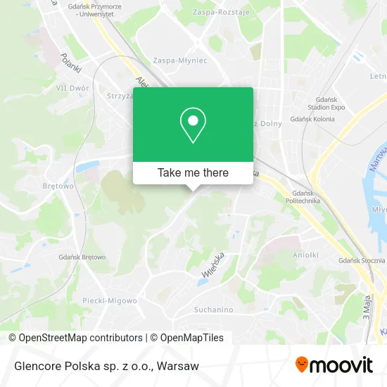 Карта Glencore Polska sp. z o.o.