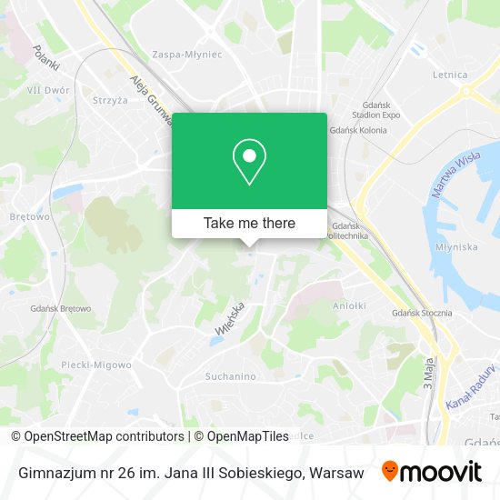 Gimnazjum nr 26 im. Jana III Sobieskiego map