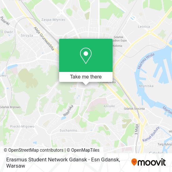 Erasmus Student Network Gdansk - Esn Gdansk map